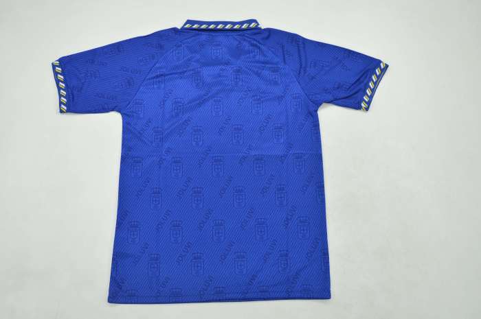 Retro Jersey 1995-1996 Real Oviedo JERKAN 4 Home Soccer Jersey Vintage Football Shirt