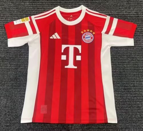 with Bundesliga Patch Fan Version 2026-2027 Bayern Munich Soccer Jersey Bayern Munchen Red/White Football Shirt