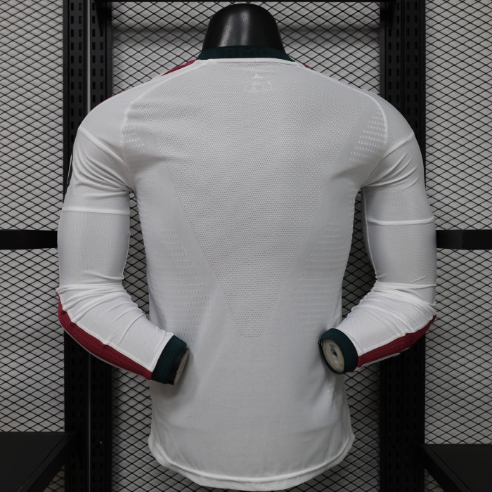 Long Sleeve Player Version 2026-2027 Real Madrid Home Soccer Jersey Real Football Shirt