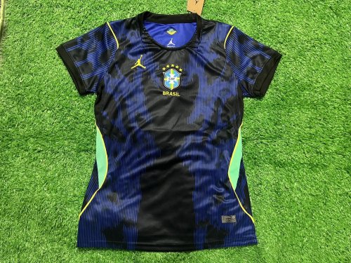 Women 2026 Brazil Away Soccer Jersey Girl Football Shirt