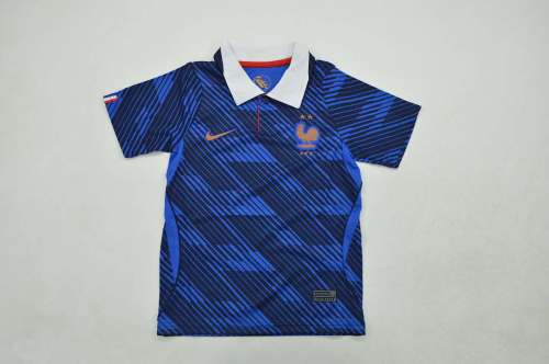 Youth Uniform Kids Kit France 2026 Home Soccer Jersey Shorts Child Football Set