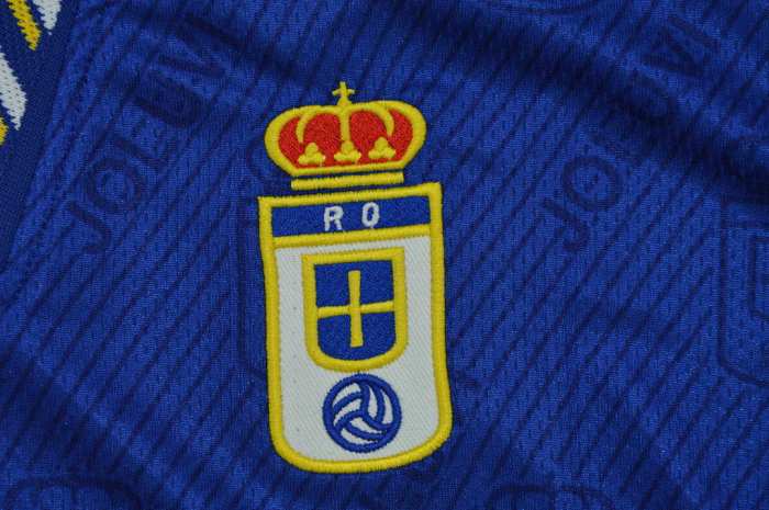 Retro Jersey 1995-1996 Real Oviedo JERKAN 4 Home Soccer Jersey Vintage Football Shirt