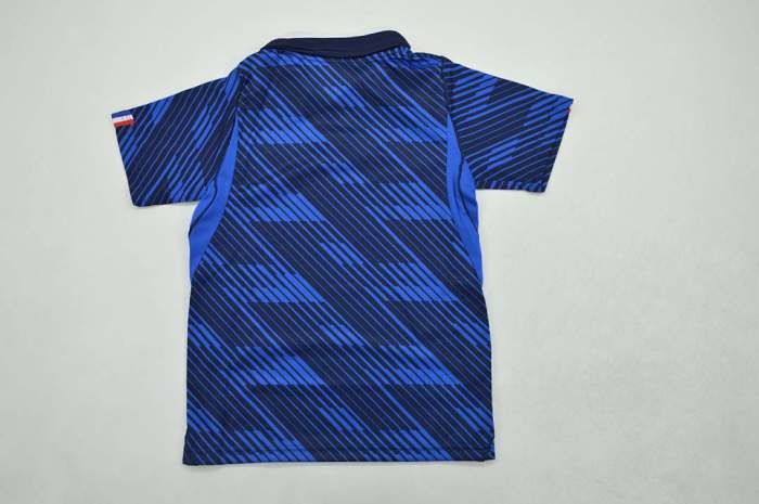 Youth Uniform Kids Kit France 2026 Home Soccer Jersey Shorts Child Football Set