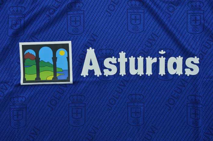 Retro Jersey 1995-1996 Real Oviedo JERKAN 4 Home Soccer Jersey Vintage Football Shirt