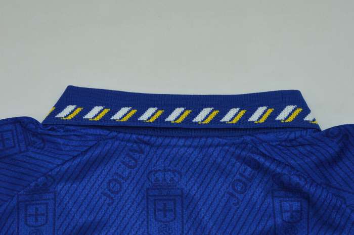 Retro Jersey 1995-1996 Real Oviedo JERKAN 4 Home Soccer Jersey Vintage Football Shirt
