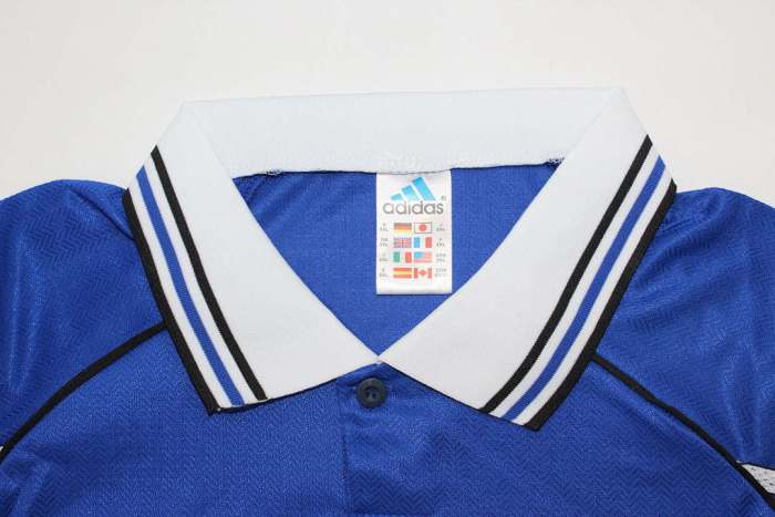 Retro Jersey 1998-2000 Schalke 04 NEMEC 20 Home Soccer Jersey Vintage Football Shirt