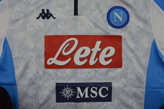 with Serie A Patch Retro Jersey 2019-2020 Calcio Napoli Away White Soccer Jersey Napoles Vintage Football Shirt