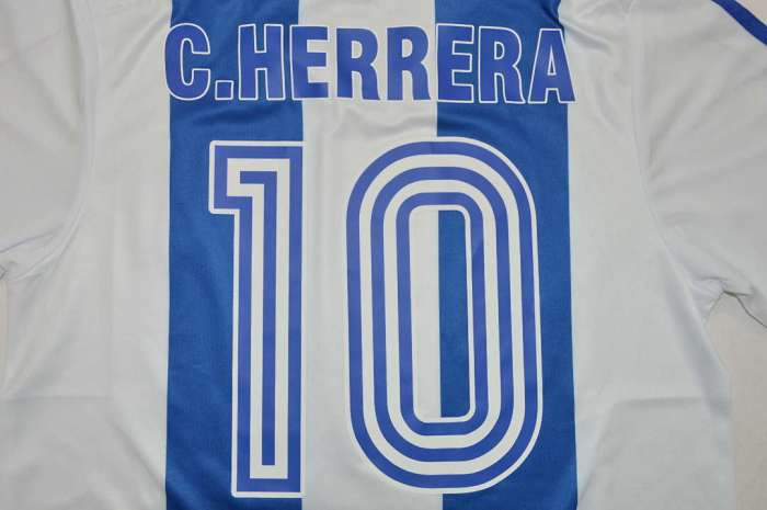 Retro Jersey 1980-1982 Honduras C.HERRERA 10 Away Soccer Jersey Vintage Football Shirt
