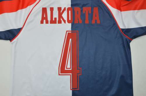 Retro Jersey 1998-1999 Athletic Bilbao ALKORTA 4 Third Away Soccer Jersey Vintage Football Shirt
