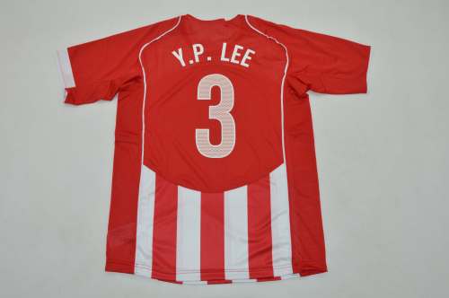 Retro Jersey 2004-2005 PSV Eindhoven Y. P. LEE 3 Home Soccer Jersey Vintage Football Shirt
