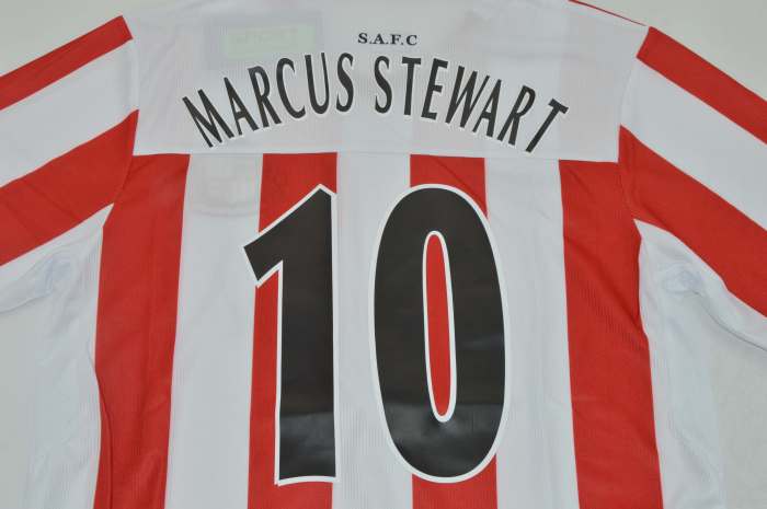 Retro Jersey 2004-2005 Sunderland MARCUS STEWART 10 Home Soccer Jersey Vintage Football Shirt
