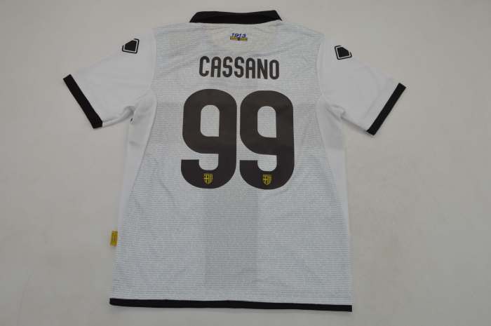 Retro Jersey 2012-2013 Parma CASSANO 99  Home Soccer Jersey Vintage Football Shirt