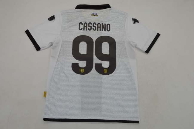 Retro Jersey 2012-2013 Parma CASSANO 99 Home Soccer Jersey Vintage Football Shirt