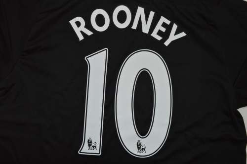Retro Jersey 2015-2016 Manchester United RONALDO 7 Third Away Black Soccer Jersey Vintage Football Shirt