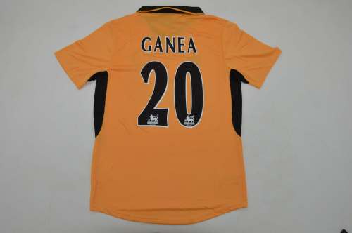 Retro Jersey 2002-2004 Wolves Jersey Wolverhampton Wanderers GANEA 20 Home Football Shirt Soccer Jersey