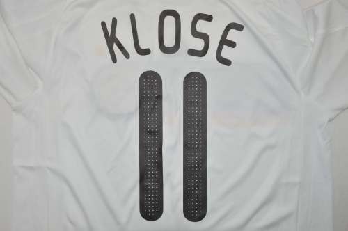 with Euro 2008 Patch Retro Jersey 2008 Germany KLOSE 11 Home Soccer Jersey Vintage Football Shirt