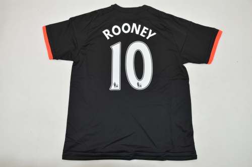 Retro Jersey 2015-2016 Manchester United RONALDO 7 Third Away Black Soccer Jersey Vintage Football Shirt