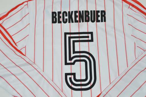 Long Sleeve Retro Jersey 1982-1983 HSV Hamburg SV BECKENBUER 5 Home Soccer Jersey Hamburger Vintage Football Shirt