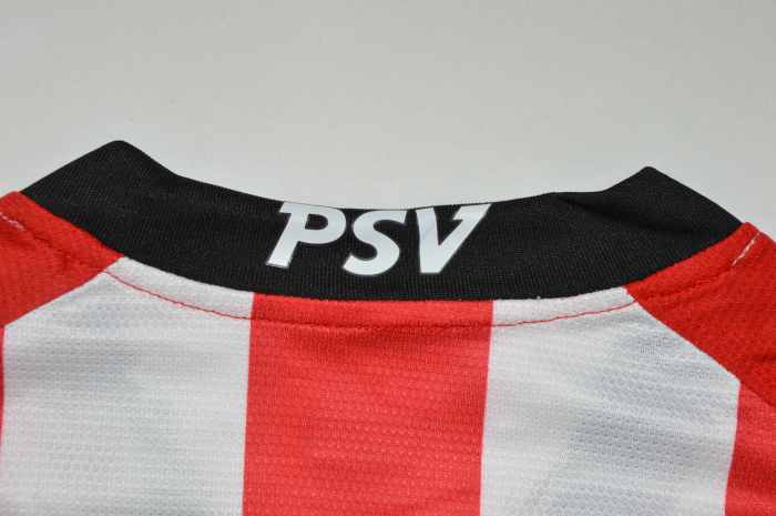 with Eredivise Patch Retro Jersey 2009-2010 PSV Eindhoven Home Soccer Jersey Vintage Football Shirt