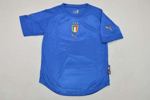 Retro Jersey 2004 Italy Home Soccer Jersey Vintage Football Shirt