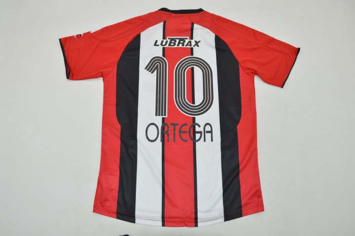 Retro Jersey 2007-2008 River Plate ORTEGA 10 Away Soccer Jersey Vintage Football Shirt