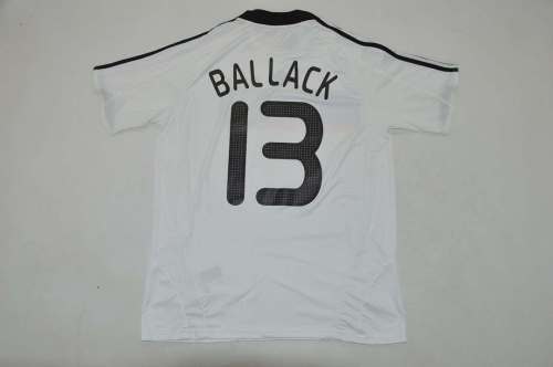 Retro Jersey 2008 Germany BALLACK 13 Home Soccer Jersey Vintage Football Shirt