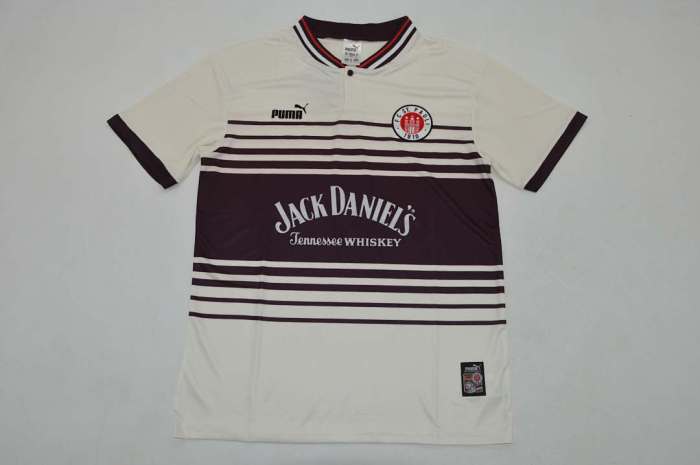 Retro Jersey 1997-1998 St. Pauli KAZAGOL 7 Home Soccer Jersey Football Shirt