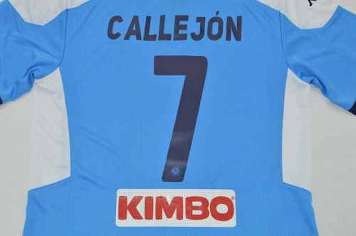 Retro Jersey 2019-2020 Calcio Napoli CALLEJON 7 Home Soccer Jersey Napoles Vintage Football Shirt