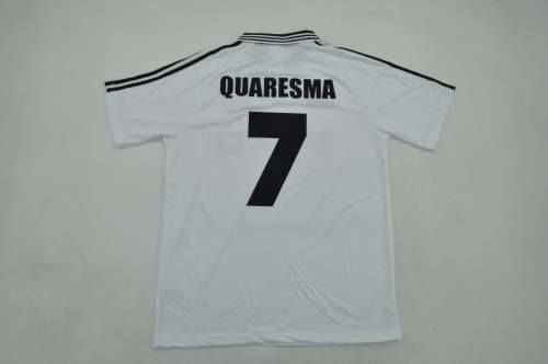 Retro Jersey 1996-1997 Besiktas QUARESMA 7 Home Soccer Jersey Vintage Beşiktaş Football Shirt