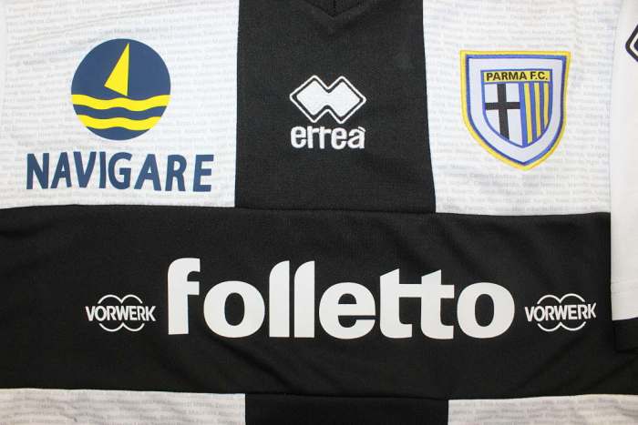 Retro Jersey 2012-2013 Parma CASSANO 99  Home Soccer Jersey Vintage Football Shirt