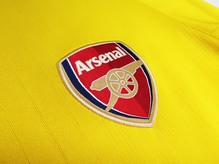 Retro Jersey 2003-2004 Arsenal Away Yellow Soccer Jersey Vintage Football Shirt