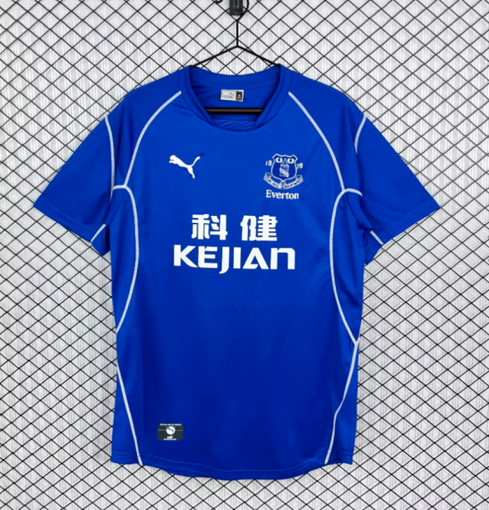 Retro Jersey 2002-2003 Everton Home Soccer Jersey Vintage Football Shirt