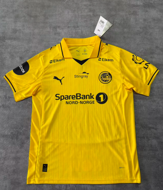 Fan Version 2025-2026 FK Bodø/Glimt Home Soccer Jersey Football Shirt