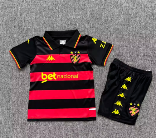 Youth Uniform Kids Kit 2026-2027 Recife Home Soccer Jersey Shorts Child Football Set