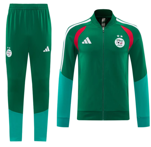 2026 Algeria Green Windbreaker Jacket Football Jacket and Pants