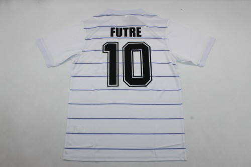 Retro Shirt 1985-1986 Porto FUTRE 10 Away White Vintage Soccer Jersey