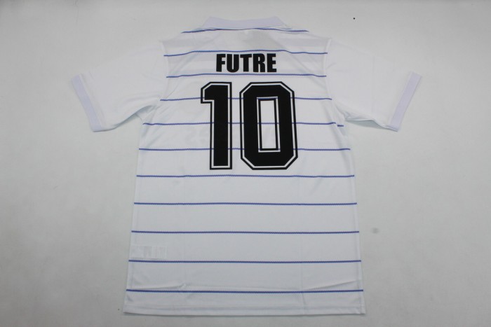 Retro Shirt 1985-1986 Porto FUTRE 10 Away White Vintage Soccer Jersey