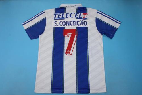 Retro Jersey 1995-1997 Porto S.CONCEICAO 7 Home Soccer Jersey Vintage Football Shirt