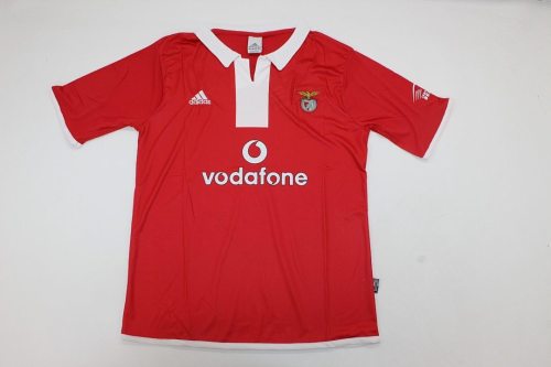 Retro Jersey 2004-2005 SL Benfica RUI COSTA 10 Home Soccer Jersey Vintage Football Shirt