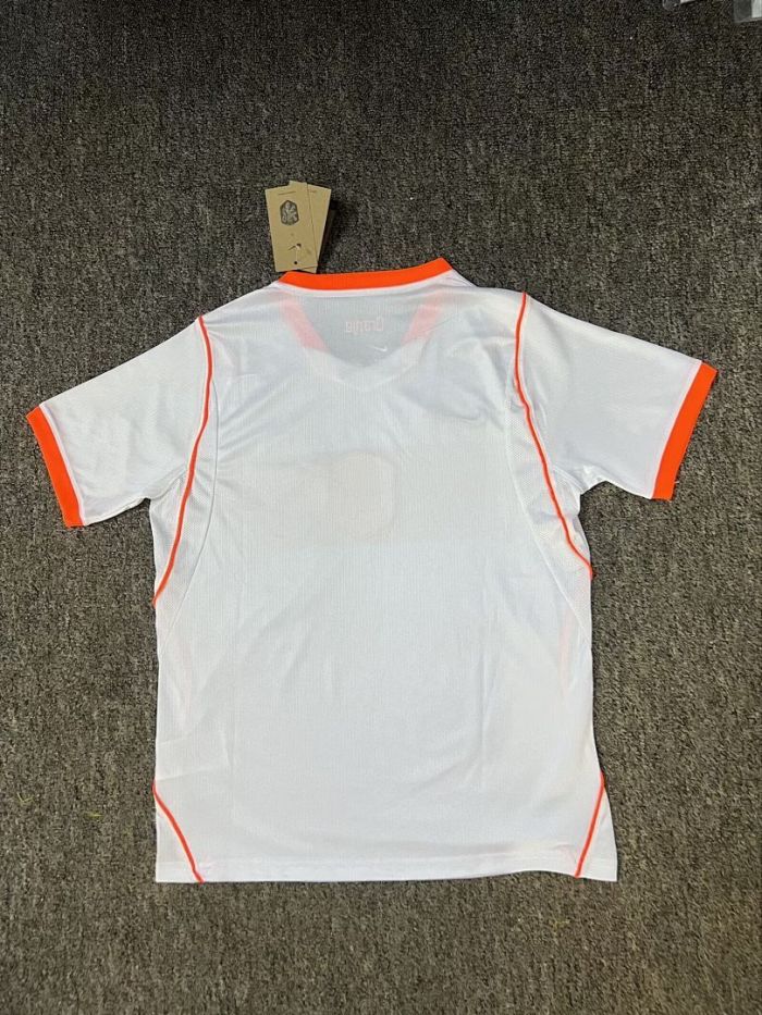 Fan Version 2026 Netherlands Away White Soccer Jersey Holland Football Shirt