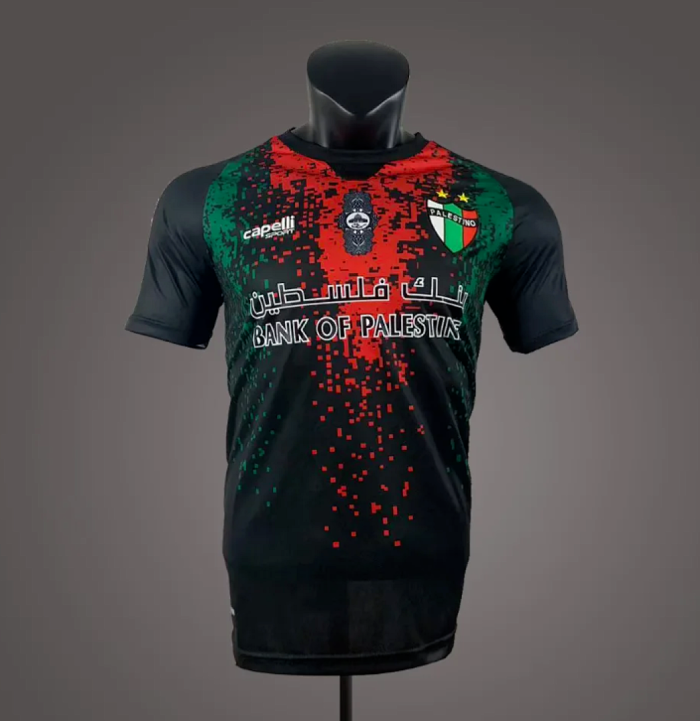 Fan Version 2026-2027 Palestine Away Black Soccer Jersey FC Palestina Football Shirt