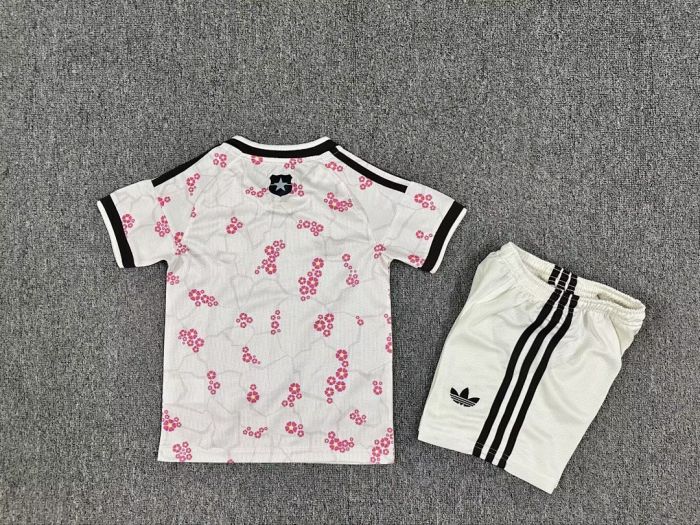 Youth Uniform Kids Kit 2026 Chile Away Soccer Jersey Shorts Child Football Set