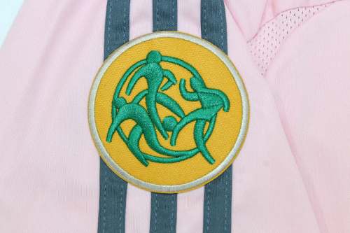 with Patch Retro Jersey 2007-2008 SL Benfica Away Pink Soccer Jersey Vintage Football Shirt