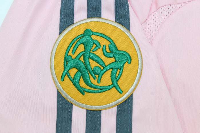 with Patch Retro Jersey 2007-2008 SL Benfica SEPSI 33 Away Pink Soccer Jersey Vintage Football Shirt