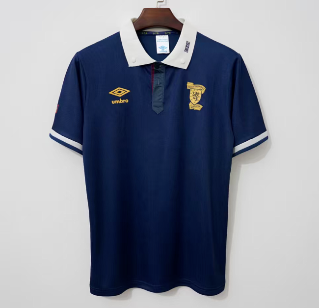 Retro Jersey 1988-1991 Scotland Home Soccer Jersey Vintage Football Shirt
