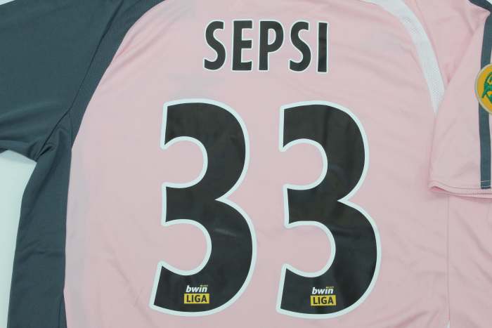 with Patch Retro Jersey 2007-2008 SL Benfica SEPSI 33 Away Pink Soccer Jersey Vintage Football Shirt