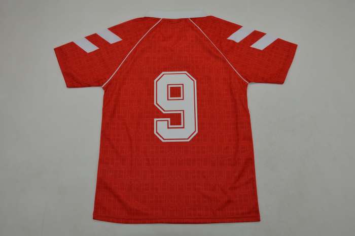 Retro Jersey 1990 SL Benfica 9 Home Soccer Jersey Vintage Football Shirt