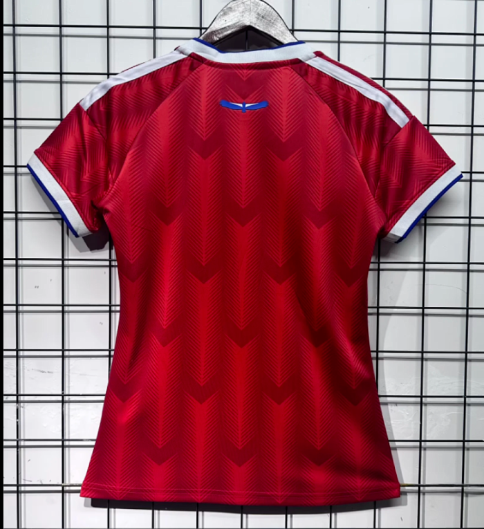 Women 2026 Chile Home Soccer Jersey Girl Football Shirt