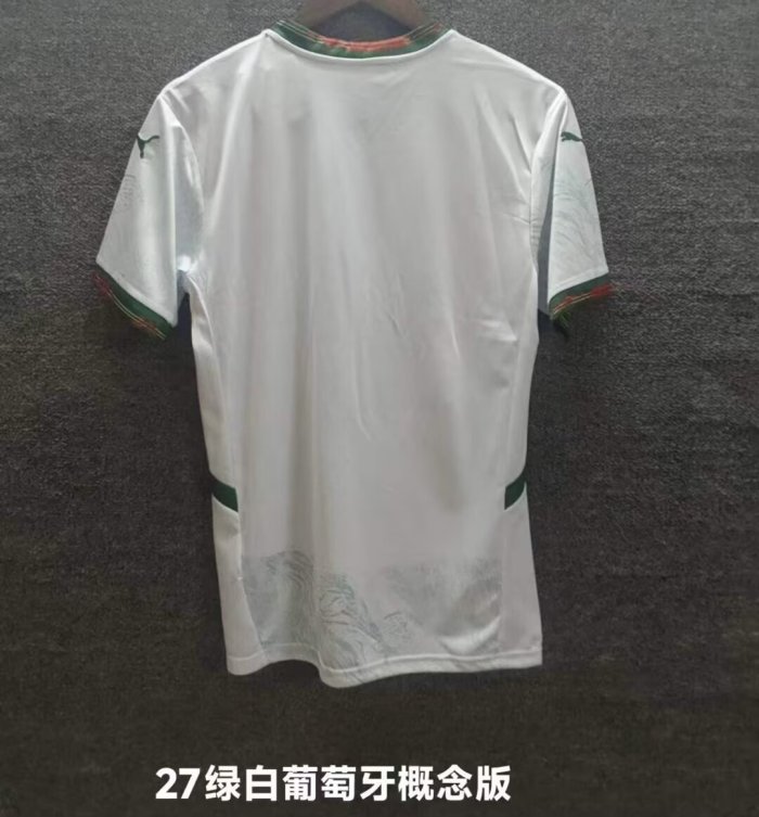 Fan Version 2026 Portugal White/Green Special Edition Soccer Jersey Football Shirt