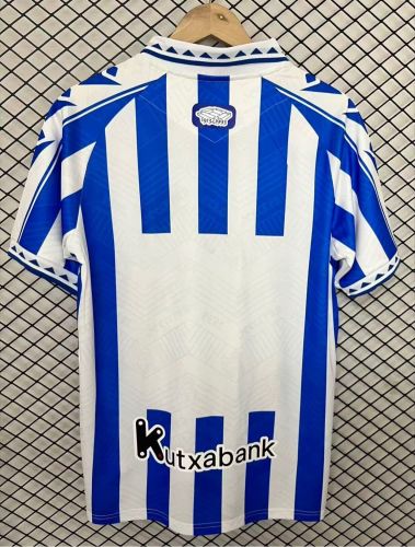 Fan Version 2025-2026 Real Sociedad Retro Model Soccer Jersey Football Shirt